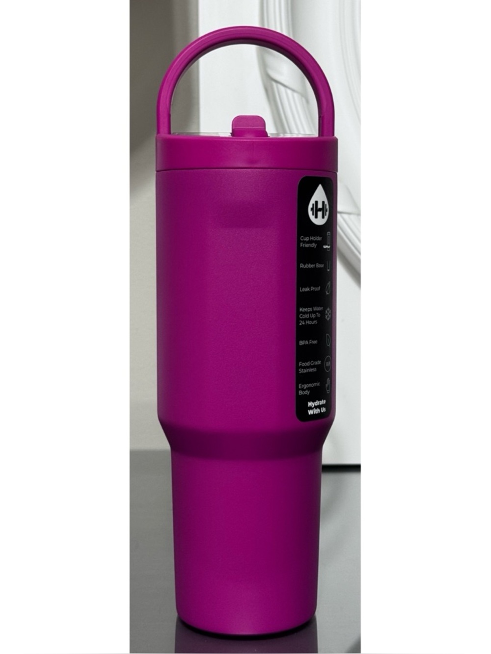 HydroJug 32oz Sport‎ Water Bottle, HARVEST BERRY